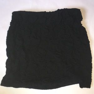 Material Girl Skirts - Black mini crinkle skirt Material Girl Skirts - Black mini crinkle skirt